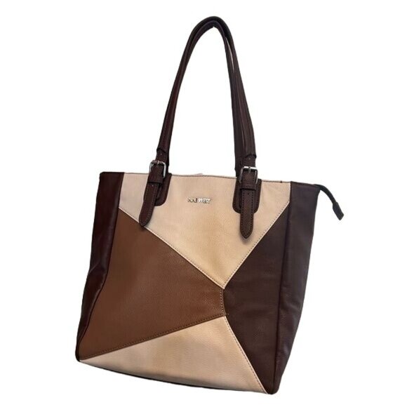 Nine West Color Block Shoulder Bag EUC - Picture 1 of 4